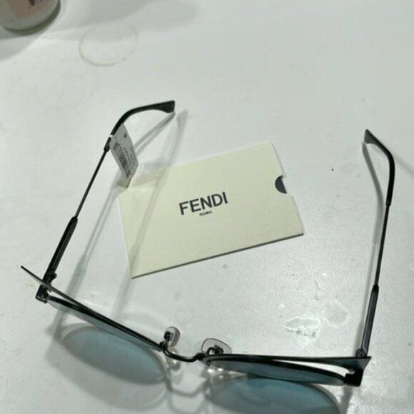 Fendi 53mm Cat Eye Sunglasses Blue - Picture 6 of 15